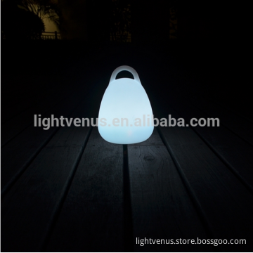 Led color change table lamp with remote control lantern shape lamp